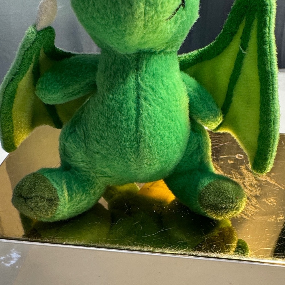 Vintage Neopets Green Dragon Plush – 2004 McDonald’s Happy Meal Toy - Picture 7 of 7